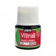 Краска для стекла и металла PEBEO Vitrail прозрачная лаковая, цвет 050-050 красный, 45 мл